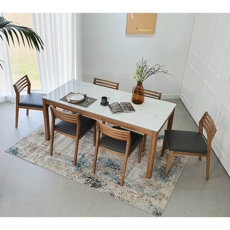 다우닝 에르나 세라믹 6인 식탁 세트 코스트코 코리아