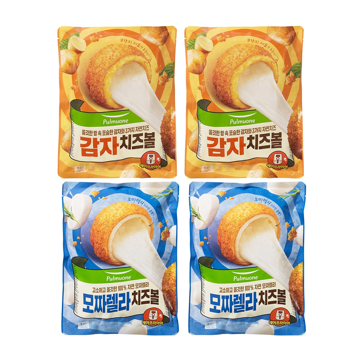 풀무원 치즈볼 4개 골라담기 (360g x 4)