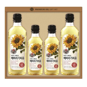 해바라기유 혼합세트 C호 900ml x 2 + 500ml x 2 해바라기유 혼합세트 C호 900ml x 2 + 500ml x 2