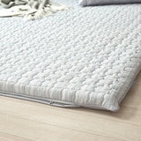 에이프릴앳홈 순면 누빔 워싱 면 요 - 퀸, 그레이(루빈)