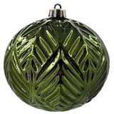 크리스마스 100mm 오너먼트 장식 18개 세트 - 레드/그린