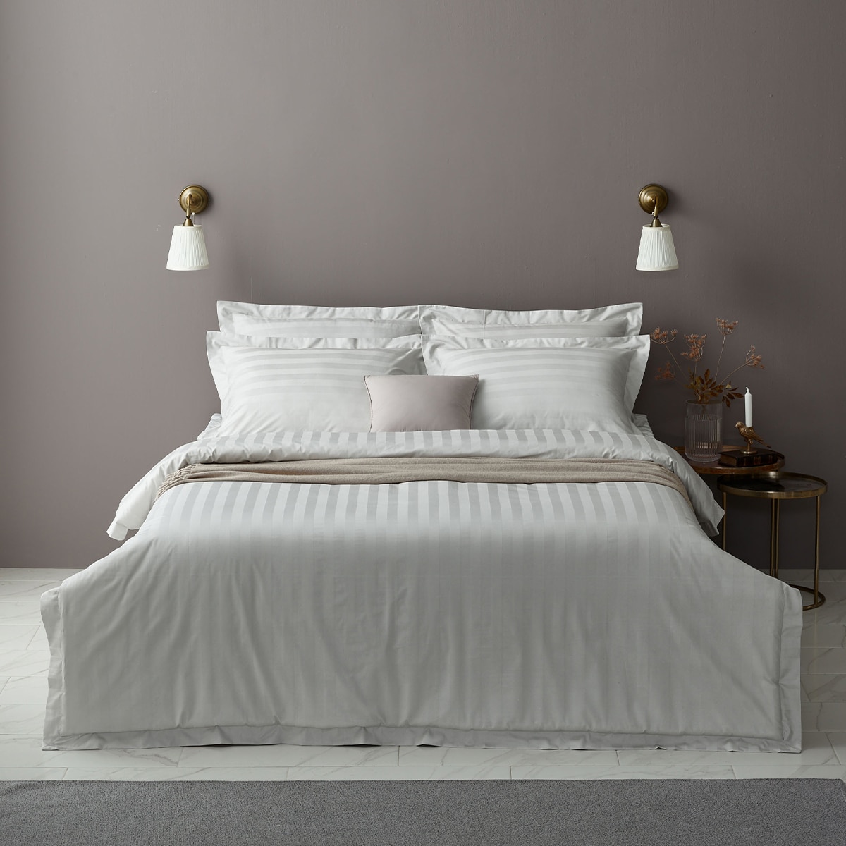 알러텍트 무봉제 호텔 이불 세트 - 퀸