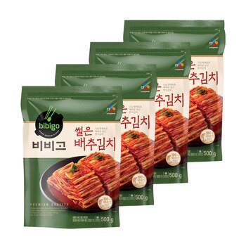비비고 썰은 배추김치500g x 4팩