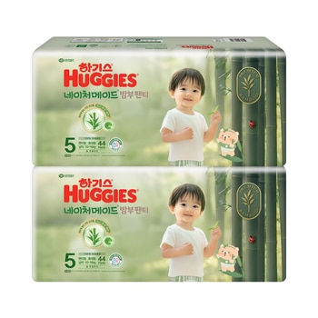 하기스 네이처메이드 밤부 팬티형 5단계 44 x 2