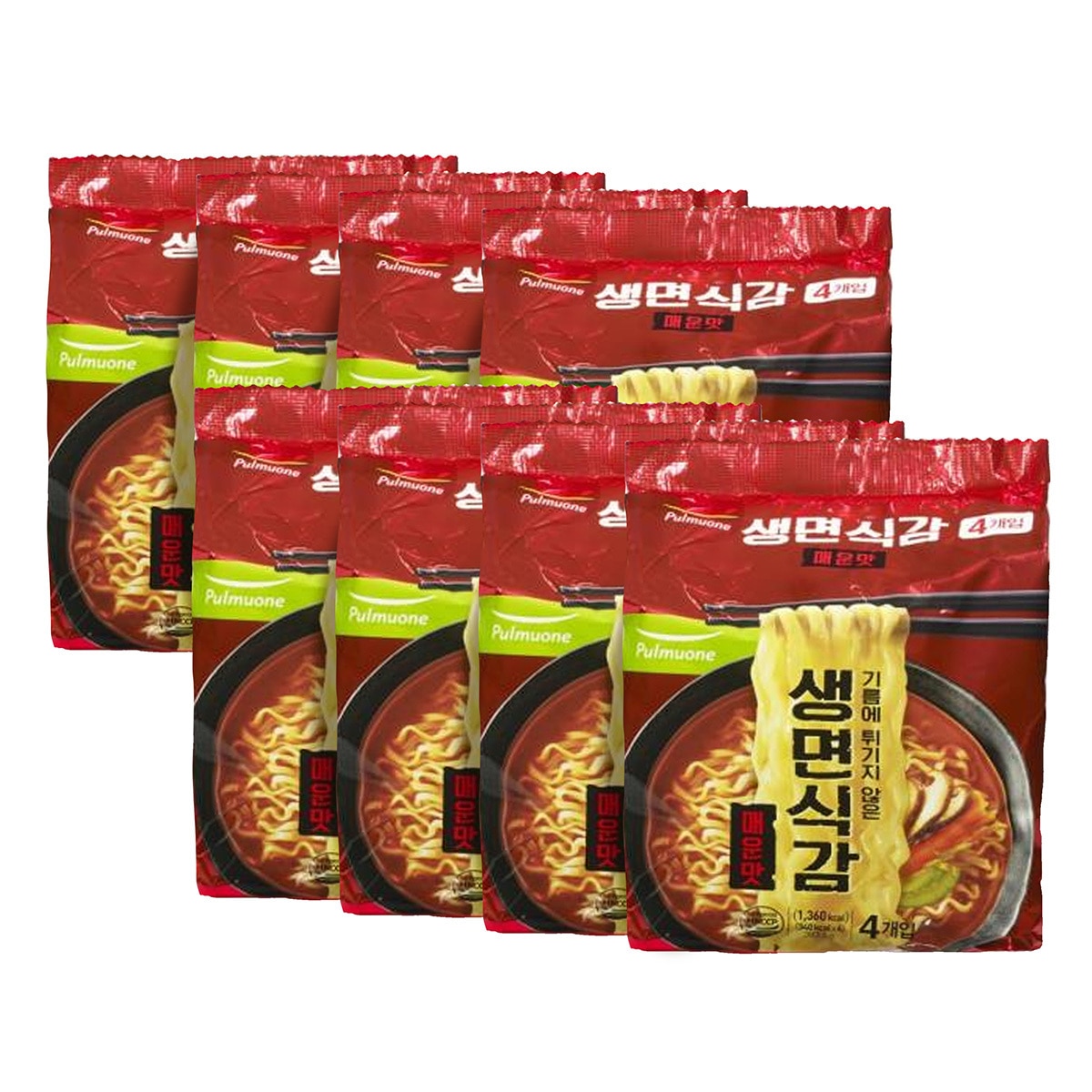 풀무원 생면식감 매운맛 95.9g x 4 x 8