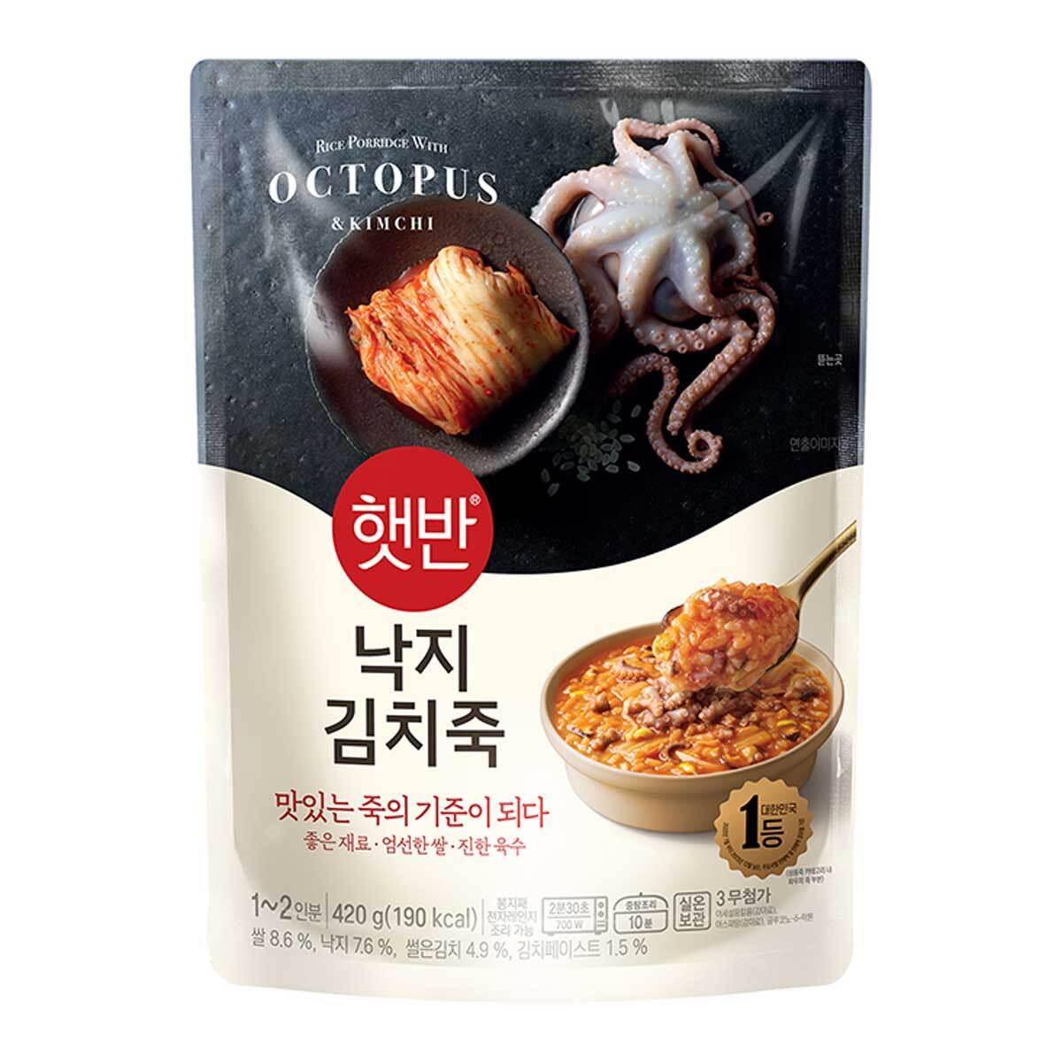 햇반소프트밀낙지김치죽 420g x 6