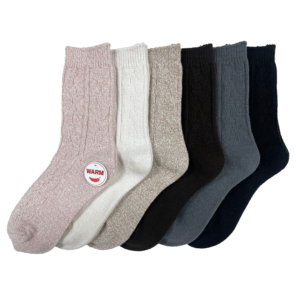 질바이질 스튜어트 폴리탐 양말 6족 - A팩 질바이질 스튜어트 폴리탐 양말 6족 - A팩