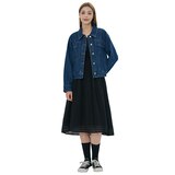 비지트 인 뉴욕 여성 데님 재킷 - 미디엄 인디고, L