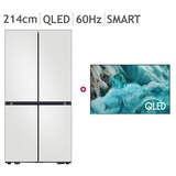 삼성 QLED TV 214cm & AI 하이브리드 냉장고 901L 패키지
