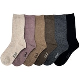 갭 여성 메리노 울양말 6족 - 솔리드팩