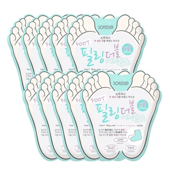 소프리스 풋 필링 더블 에센스 마스크 10매