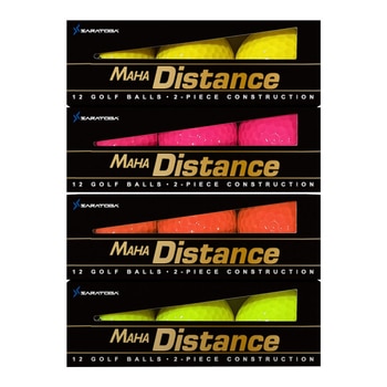 사라토가 마하 디스턴스 2피스 컬러 골프공 24개