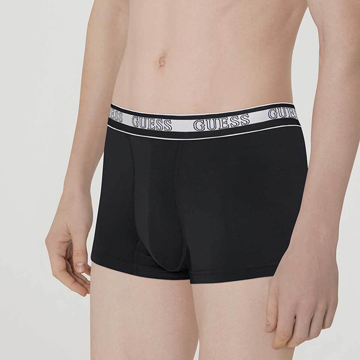 게스 아웃밴드 브리프 3매 - 스카이블루/차콜/블랙, 100