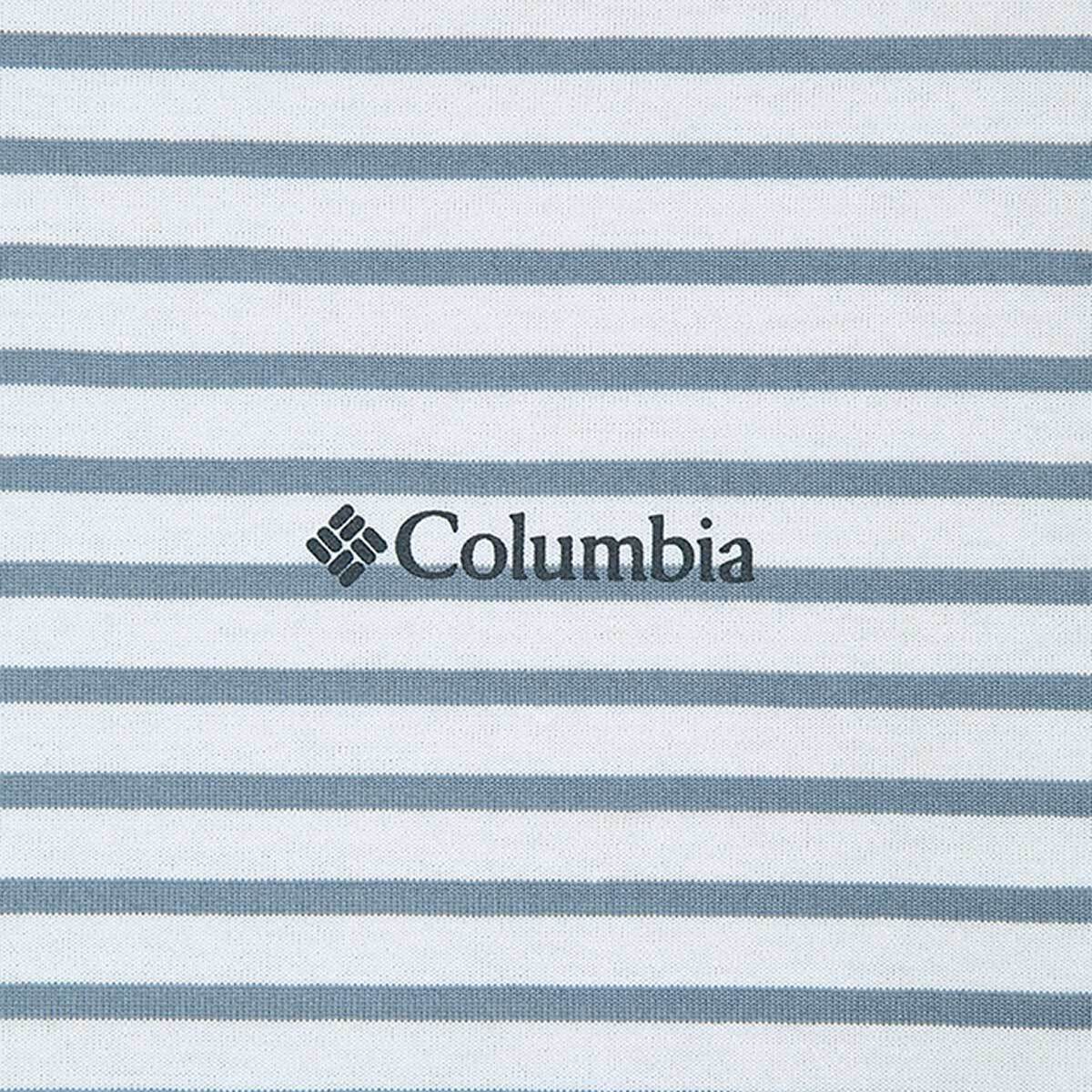 컬럼비아 여성 스트라이프 티셔츠 - 블루, S
