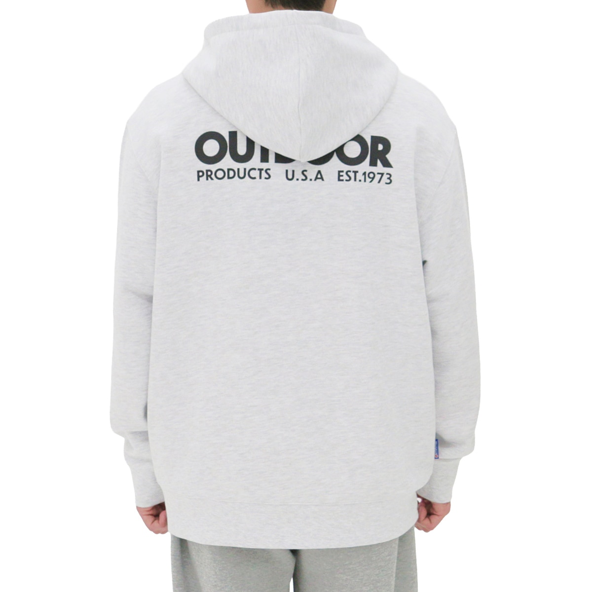 아웃도어 프로덕츠 성인 긴소매 후디 - 멜란지화이트, M