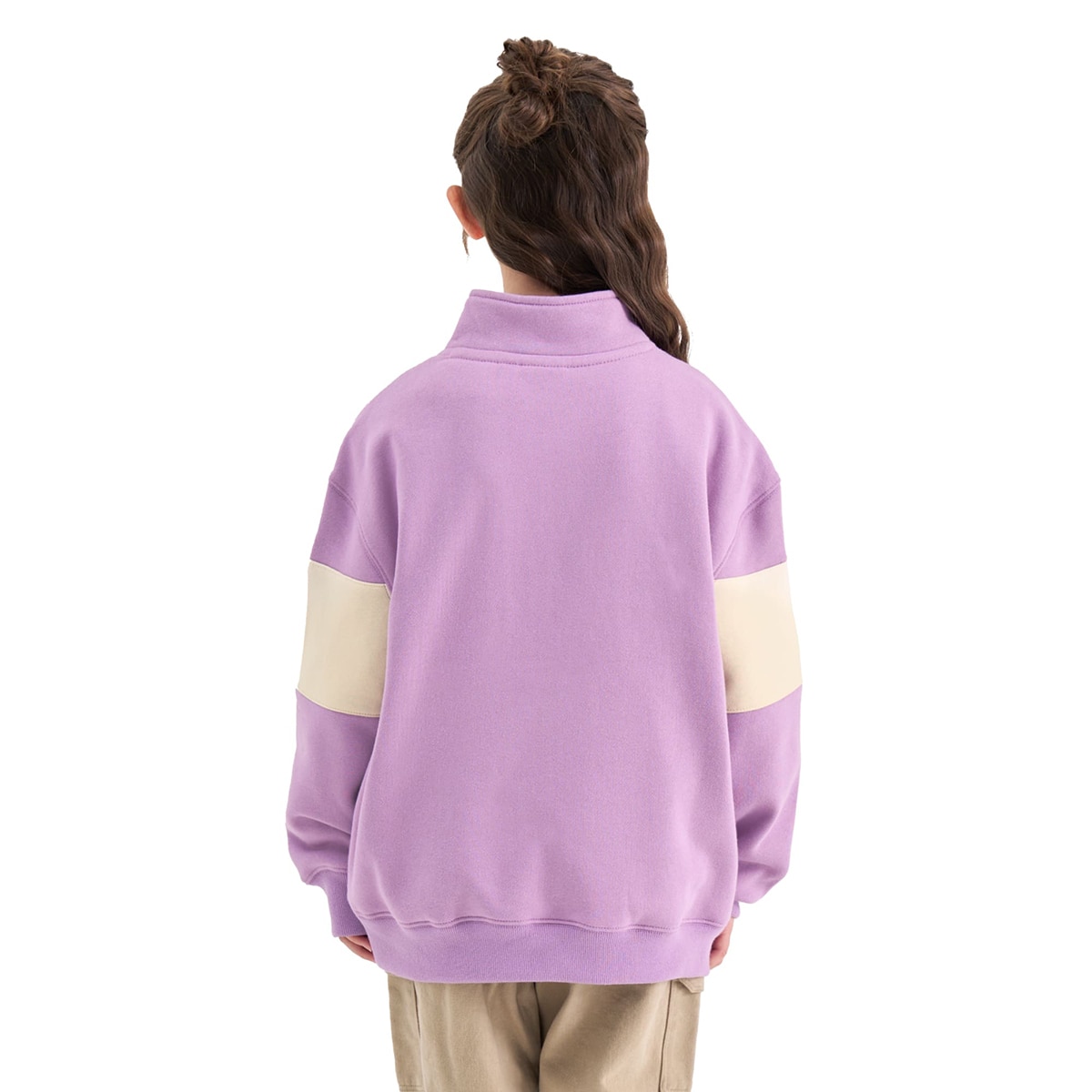 아웃도어 프로덕츠 키즈 하프 집업 - 퍼플, 130 아웃도어 프로덕츠 키즈 하프 집업 - 퍼플, 130