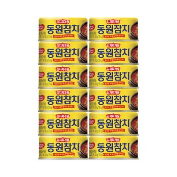 동원김치찌개용 참치 100g x 12