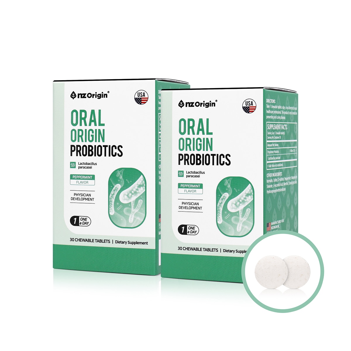 엔젯오리진 오랄 오리진 프로바이오틱스 30정 x 2