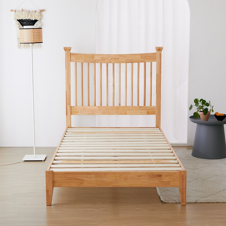 리비니아 뉴리 원목 침대 프레임 슈퍼싱글 - 내추럴