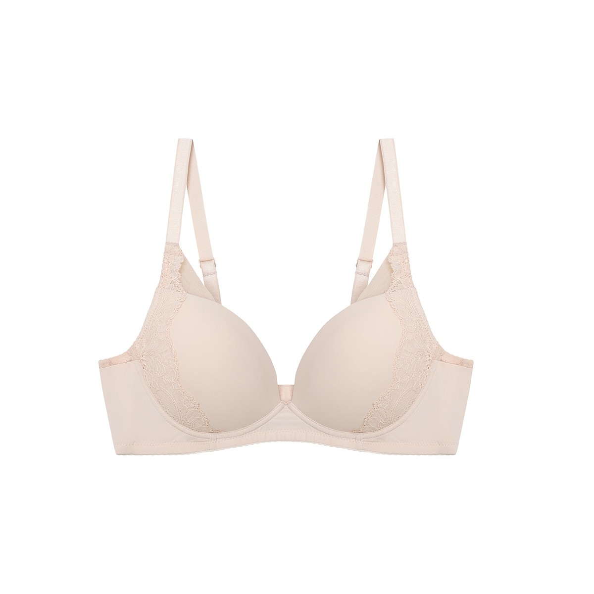 비너스 노와이어 메모리 브라 2매 - 블랙/라이트베이지, 80B