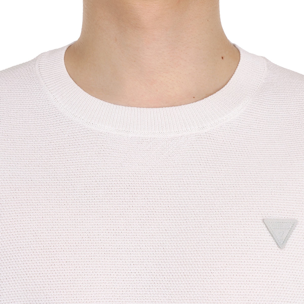 게스 남성 반소매 니트 크루넥 - 화이트 게스 남성 반소매 니트 크루넥 - 화이트