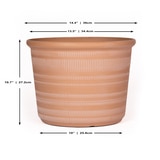 포럼 레진 화분 3개 - 테라코타 포럼 레진 화분 3개 - 테라코타