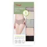 트라이엄프 모달 소프트 미디 팬티 5매입 - 그레이/아이보리/민트/연베이지/검정, 95