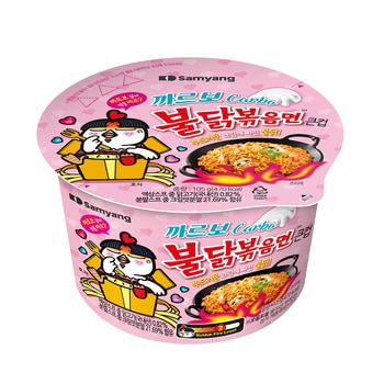 삼양 까르보 불닭볶음면 큰 컵 105g x 16