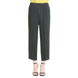 요이츠 여성 핀턱 플리츠 배기 팬츠 - 차콜, S/M