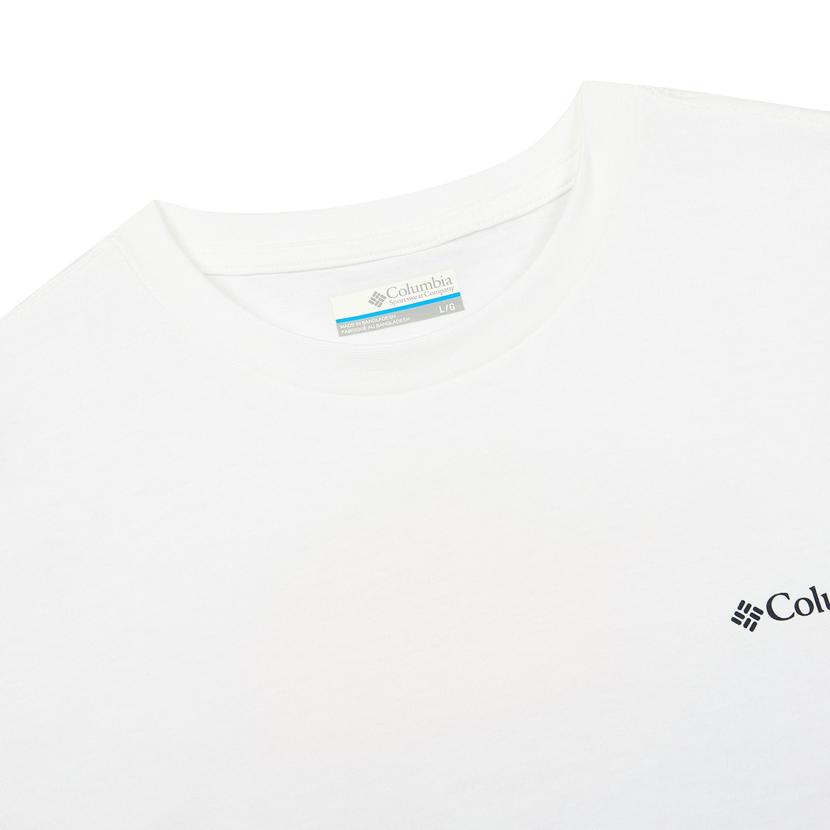 컬럼비아 남성 반소매 티셔츠 - 화이트