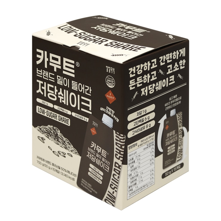 카무트®브랜드밀이 들어간 저당 쉐이크