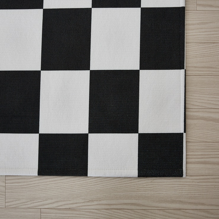 바오밥 이지케어 발수 러그 100x145cm - 블랙 바오밥 이지케어 발수 러그 100x145cm - 블랙