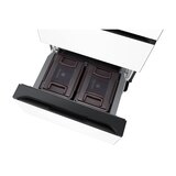 삼성 비스포크 AI 김치플러스 4도어 490L, 새틴화이트