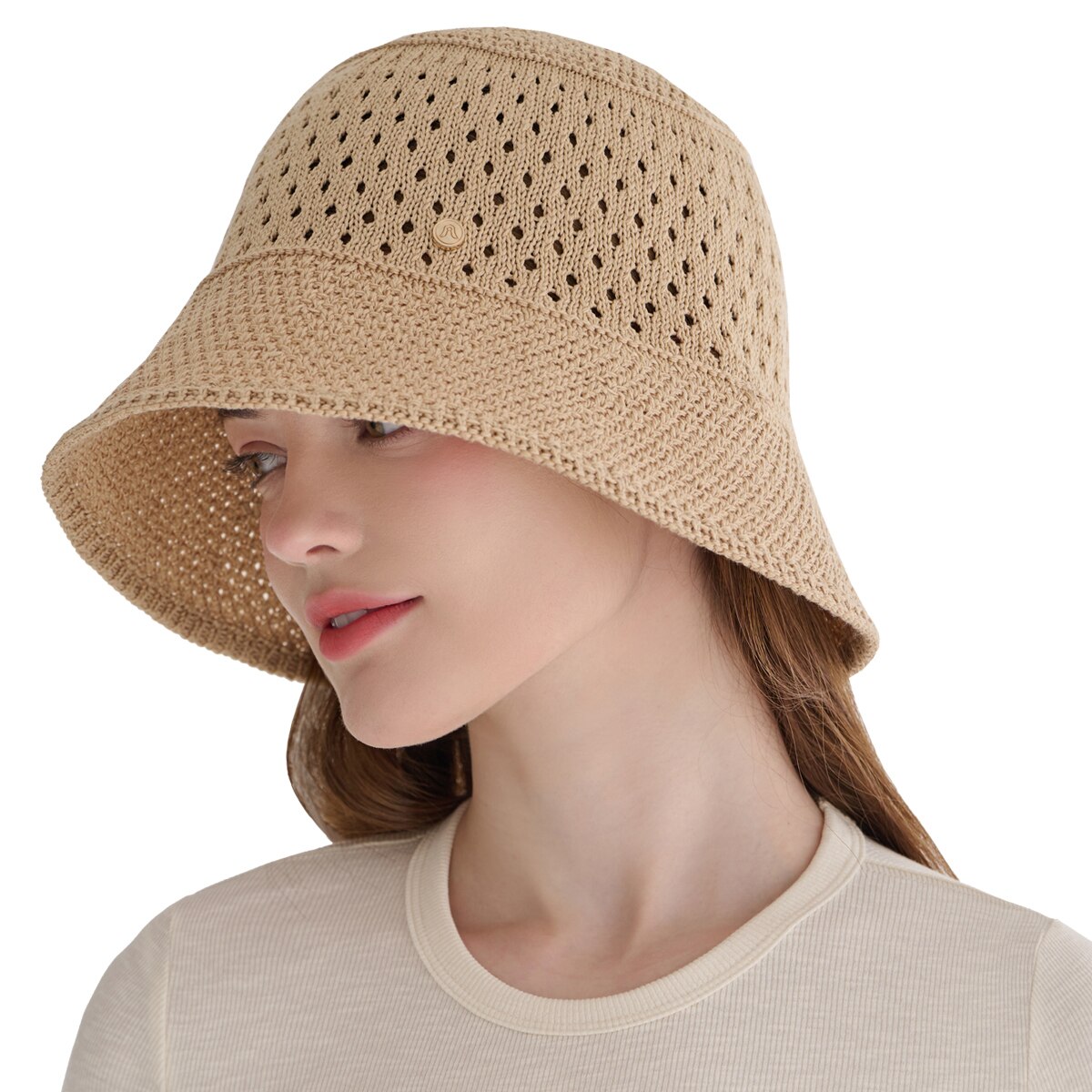 안드레아바나 여성 보닛햇 - 베이지