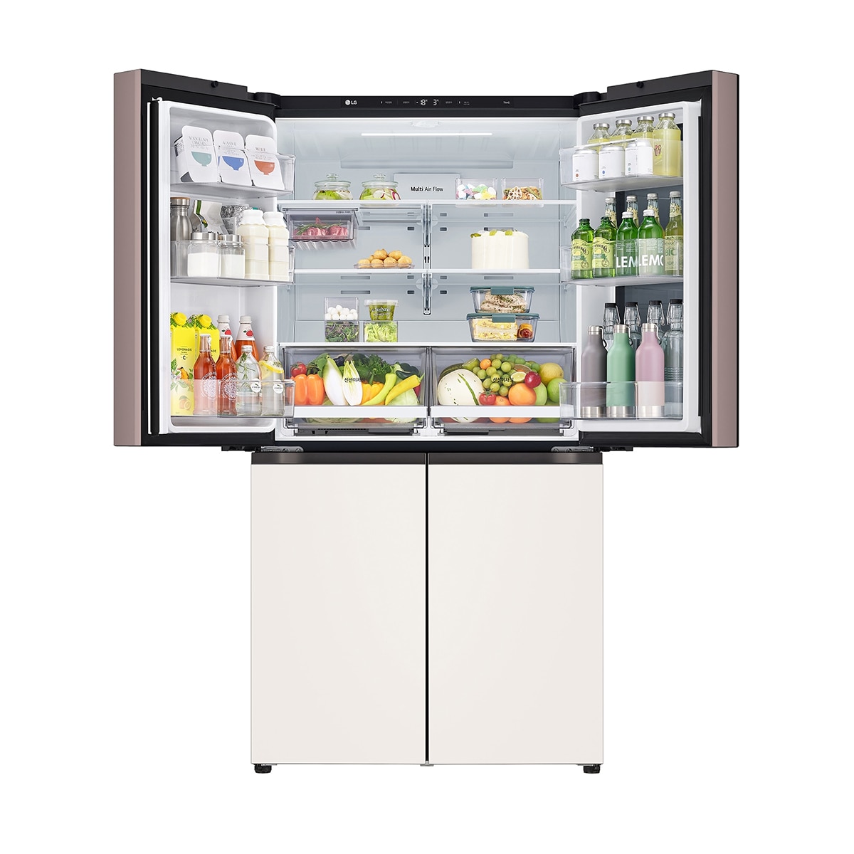 LG 오브제 매직스페이스 노크온 냉장고 870L