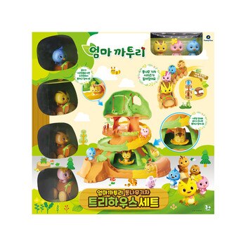 엄마까투리 통나무 기차 트리하우스 세트
