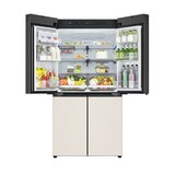 LG 오브제 AI 매직스페이스 냉장고 870L, 글라스 아몬드/토프 LG 오브제 AI 매직스페이스 냉장고 870L, 글라스 아몬드/토프