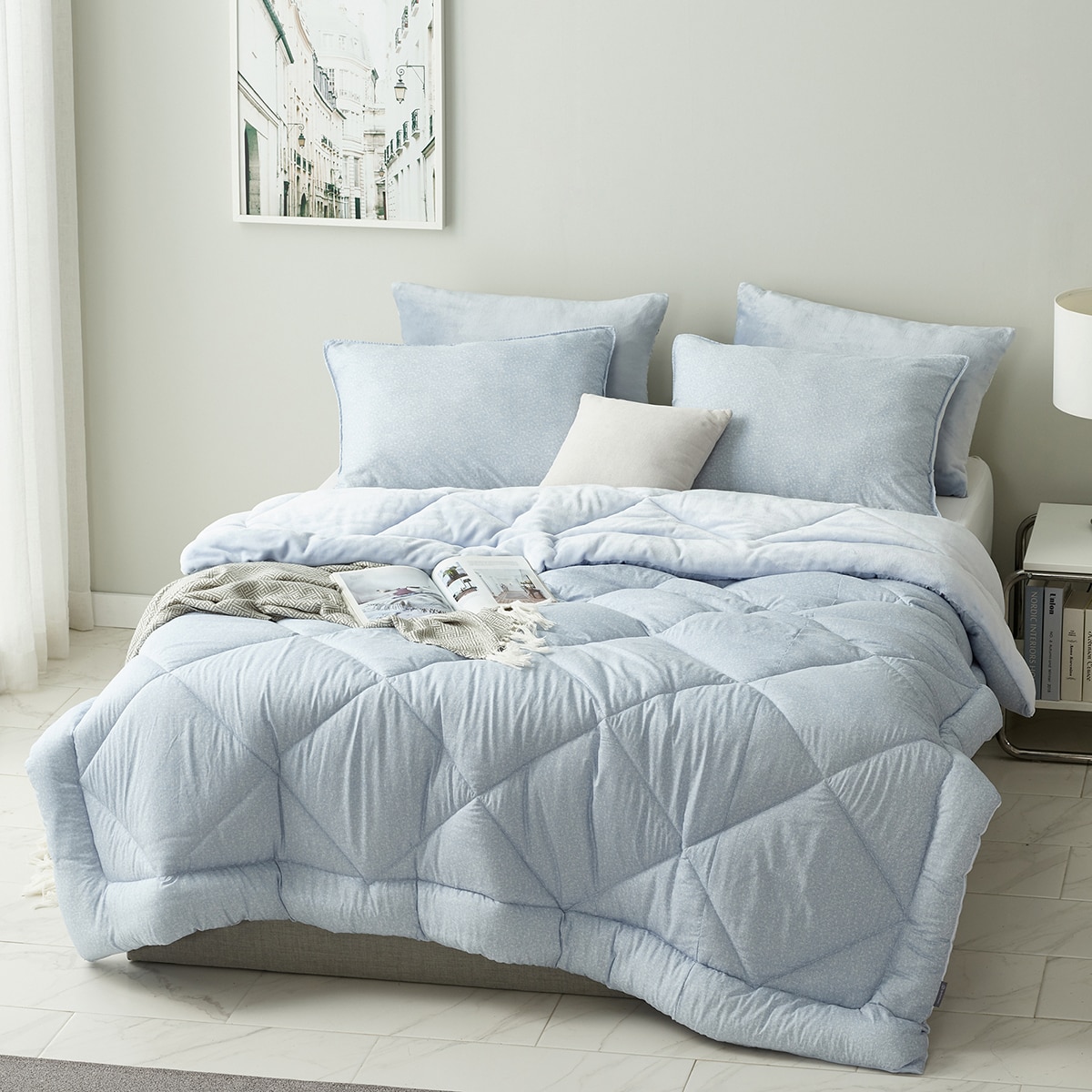 에이프릴앳홈 모달 극세사 차렵이불 - 퀸, 모스트