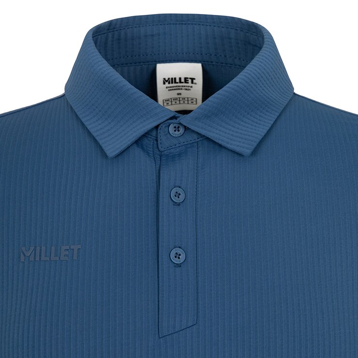 밀레 남성 반소매 쿨 폴로티 - 블루