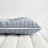루마인 홈 순면 낮잠 경추 베개 2P - 블루