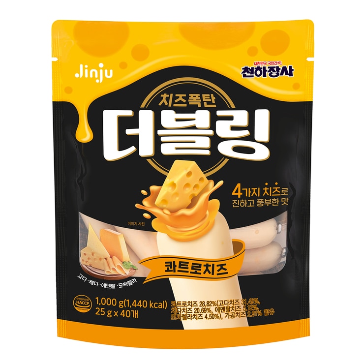 천하장사 더블링 콰트로치즈 25g x 40