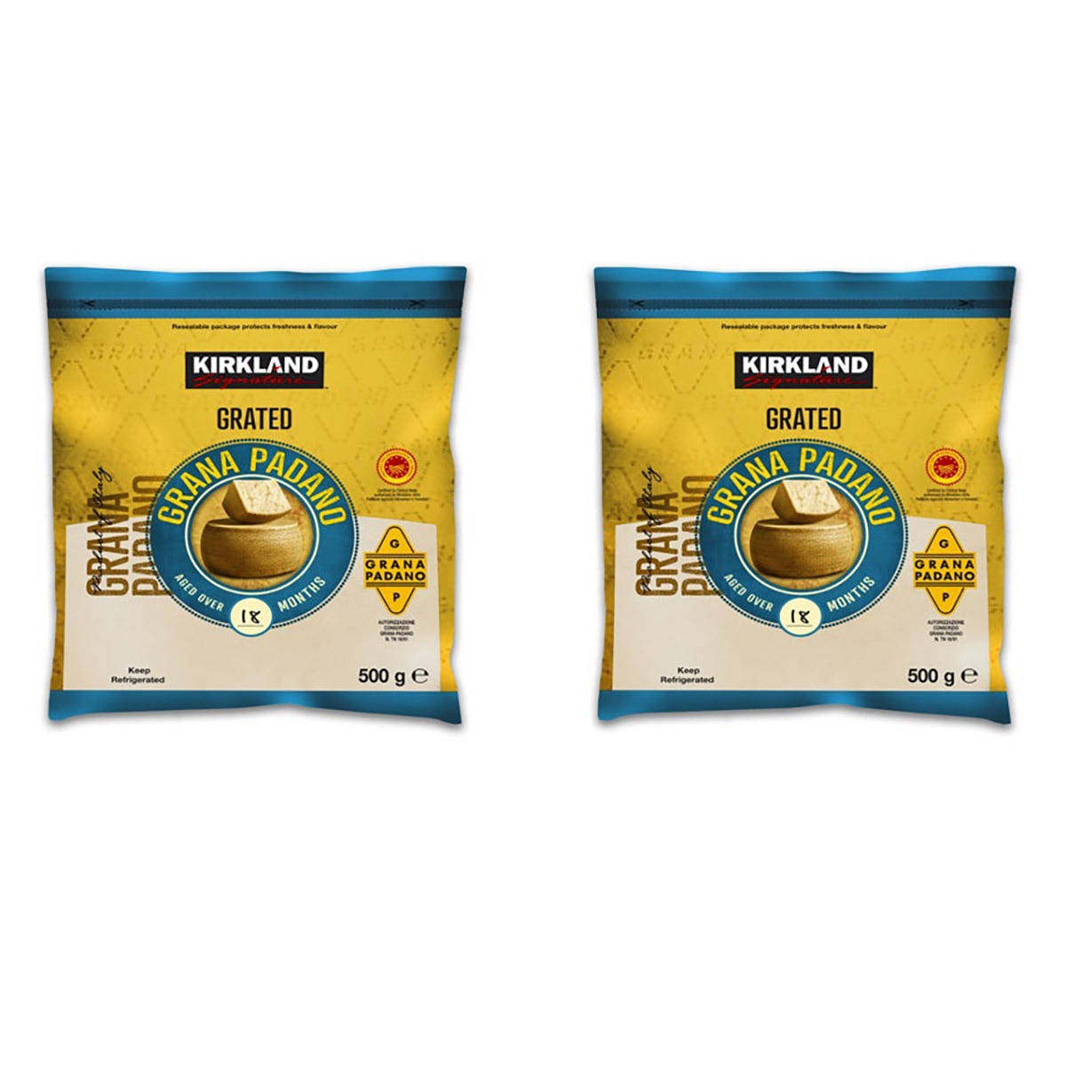 커클랜드 시그니춰 그라나 파다노 그레이티드 500g x 2