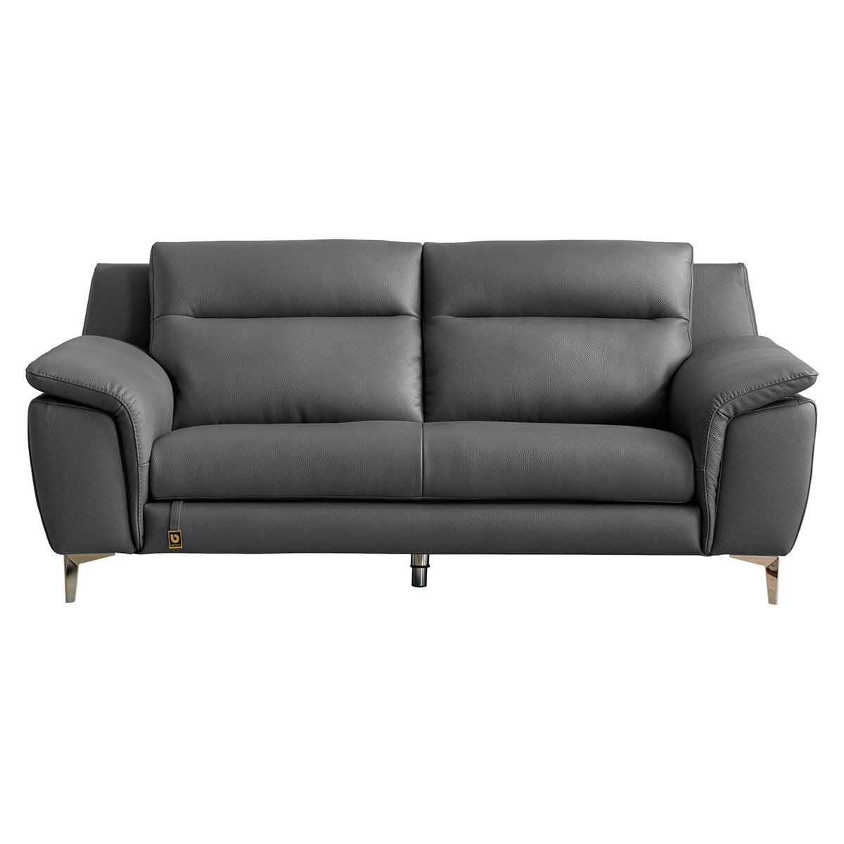 다우닝 몬트 전체 천연가죽 3인 소파 - 엘그레이 다우닝 몬트 전체 천연가죽 3인 소파 - 엘그레이