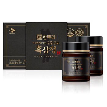 CJ한뿌리 흑삼정100g x 2병 x 3