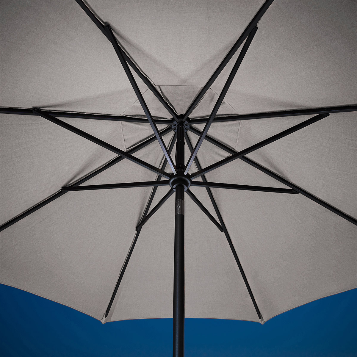 선빌라 라운드 우산, 지름 3.0m 라이트 그레이