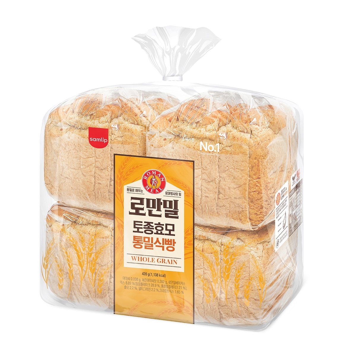 삼립 토종효모 로만밀 식빵430g x 4
