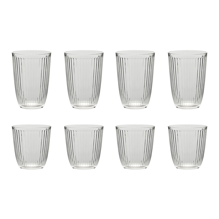 메종오브제 몬즈 플리츠 글라스270+380ml 8P