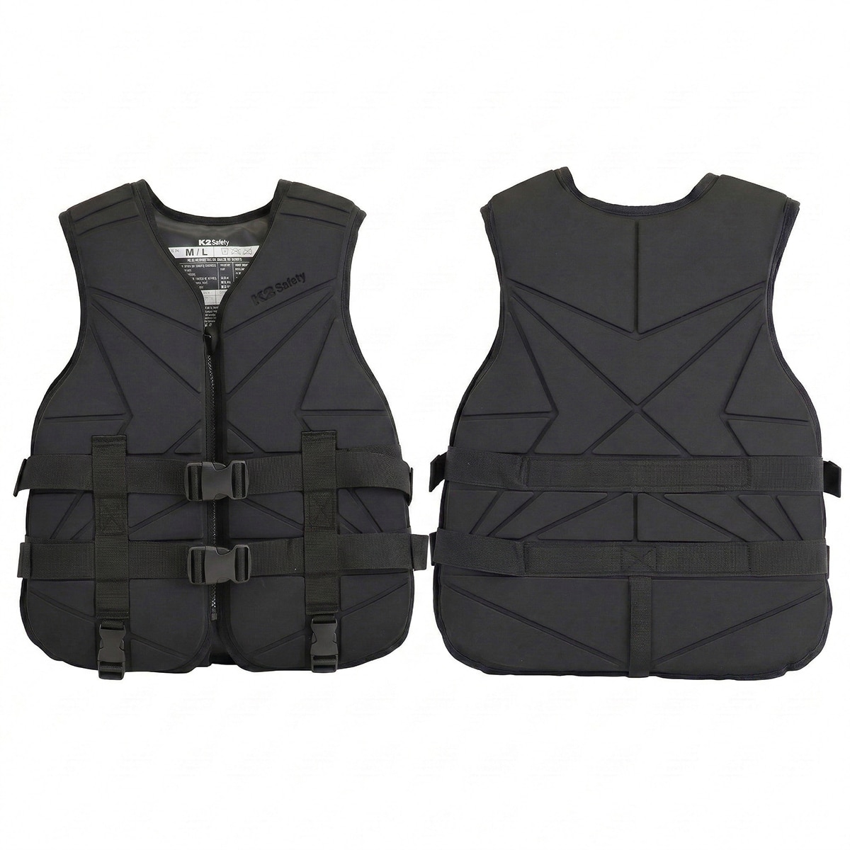 K2 세이프티 성인용 구명조끼 - 블랙