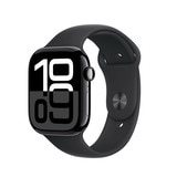 Apple 워치 10 46mm 제트블랙 블랙 스포츠 밴드 - S/M