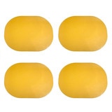 앳하스홈 인조가죽 테이블 매트 4P 45x35cm - 머스타드